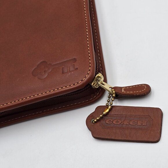 Coach Leather Travel Tie Case - Picture 4 of 16